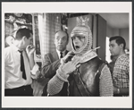 Robert Goulet in costume fitting for the stage production Camelot