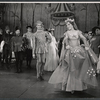 Julie Andrews and ensemble in the stage production Camelot