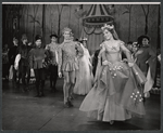 Julie Andrews and ensemble in the stage production Camelot