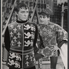 Richard Burton and Roddy McDowall in the stage production Camelot