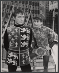 Richard Burton and Roddy McDowall in the stage production Camelot