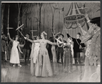 Julie Andrews and ensemble in the stage production Camelot