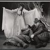 M'el Dowd, Richard Burton and Robert Coote in the stage production Camelot