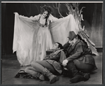 M'el Dowd, Richard Burton and Robert Coote in the stage production Camelot