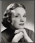 Publicity.photo of Julie Andrews in the stage production Camelot