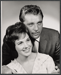 Publicity.photo of Julie Andrews and Richard Burton in the stage production Camelot