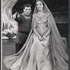 William Squire and Julie Andrews in the stage production Camelot