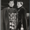 William Squire and John Cullum in the stage production Camelot