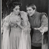 Tani Seitz and John Cullum in the stage production Camelot