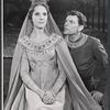 Julie Andrews and William Squire in the stage production Camelot