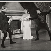 John Cullum, Julie Andrews and Robert Goulet in the stage production Camelot