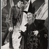 William Squire and Louis Turenne in the stage production Camelot