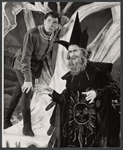 William Squire and Louis Turenne in the stage production Camelot