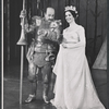 Byron Webster and Janet Pavek in the stage production Camelot