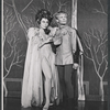 Tani Seitz and unidentified in the stage production Camelot