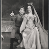 William Squire and Janet Pavek in the stage production Camelot