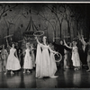 Patricia Bredin and ensemble in the stage production Camelot