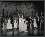 Patricia Bredin and ensemble in the stage production Camelot