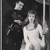 Robert Goulet and Patricia Bredin in the stage production Camelot