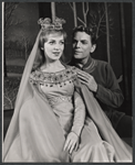 Patricia Bredin and William Squire in the stage production Camelot