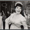 Kathryn Grayson [center] and unidentified others in the 1963 tour of the stage production Camelot