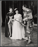 William Squire, Kathryn Grayson and Arthur Treacher in the 1963 tour of the stage production Camelot