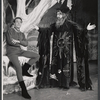Louis Hayward and Byron Webster in the 1963 tour of the stage production Camelot