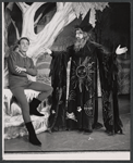 Louis Hayward and Byron Webster in the 1963 tour of the stage production Camelot