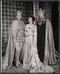 Louis Hayward, Kathryn Grayson and Arthur Treacher in the 1963 tour of the stage production Camelot