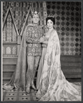 Louis Hayward and Kathryn Grayson in the 1963 tour of the stage production Camelot