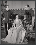 Louis Hayward, Kathryn Grayson and Arthur Treacher in the 1963 tour of the stage production Camelot