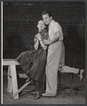 Barbara Cook and Robert Rounseville in rehearsal for the stage production Candide