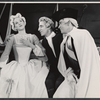 Barbara Cook, Max Adrian and unidentified in the 1956 stage production Candide
