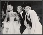 Barbara Cook, Max Adrian and unidentified in the 1956 stage production Candide