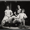 Deborah St Darr, June Gable and Mark Baker in the 1974 revival of the stage production Candide