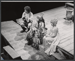 Mark Baker, June Gable and Maureen Brennan in the 1974 revival of the stage production Candide