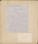 S[tearns], M[attie] L., album containing letters from Rose Hawthorne Lathrop and photographs of Hawthorne family and associated places.