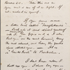 Melville, H[erman], ALS to NH. Oct. 25, 1852.