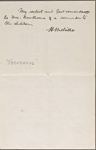 Melville, H[erman], ALS to NH. Oct. 25, 1852.