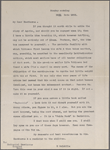Melville, H[erman], ALS to NH. Oct. 25, 1852.
