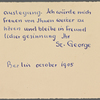 Stefan George letters to Ernst Morwitz, 1905