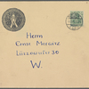 Stefan George letters to Ernst Morwitz, 1905
