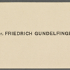 Stefan George letters to Ernst Morwitz, 1906