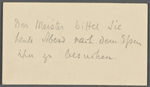 Stefan George letters to Ernst Morwitz, 1906