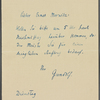 Stefan George letters to Ernst Morwitz, 1906