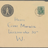 Stefan George letters to Ernst Morwitz, 1907