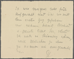 Stefan George letters to Ernst Morwitz, 1907