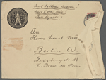 Stefan George letters to Ernst Morwitz, 1907