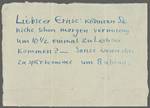 Stefan George letters to Ernst Morwitz, 1908