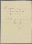 Stefan George letters to Ernst Morwitz, 1908